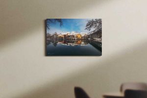 Platno - Novo mesto - Breg pozimi