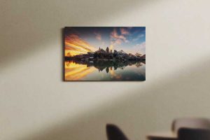 Platno - Novo mesto - Pogled na Frančiškanski samostan